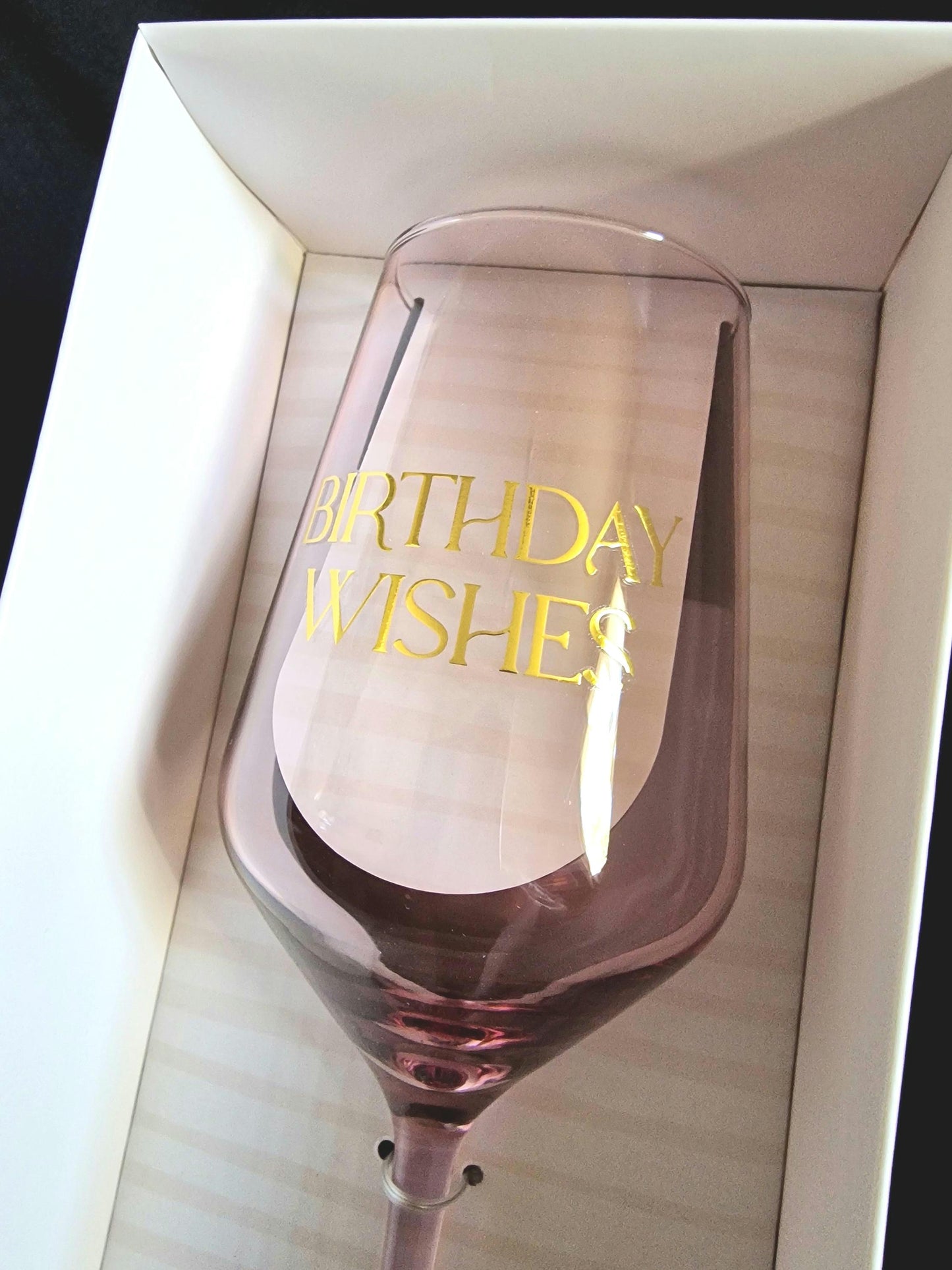 Birthday Wine Glass