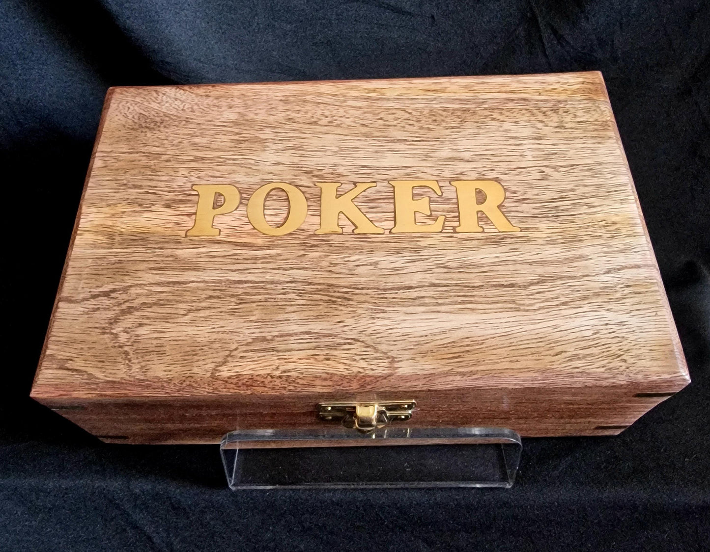 Wooden Poker Set