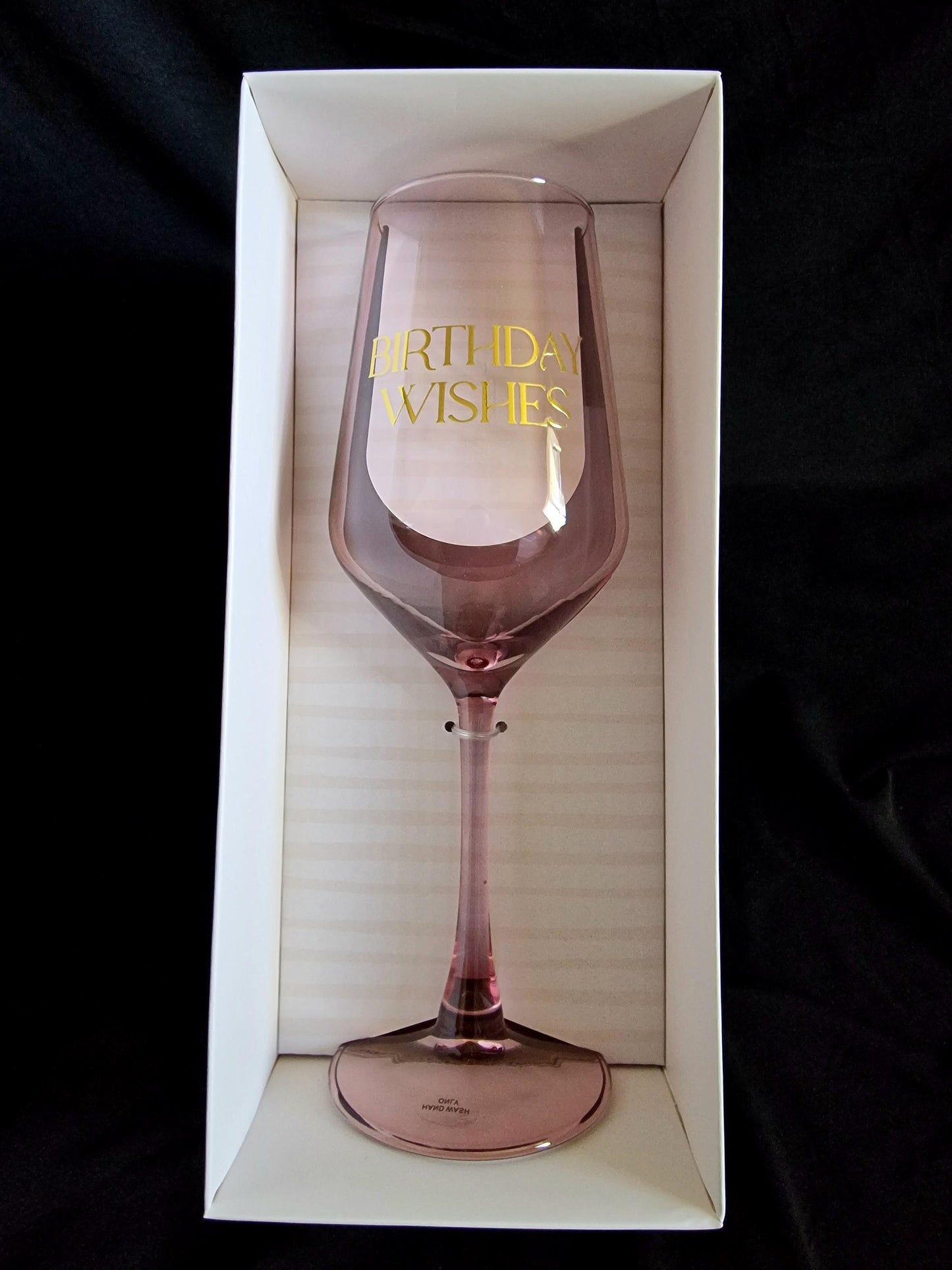 Birthday Wine Glass