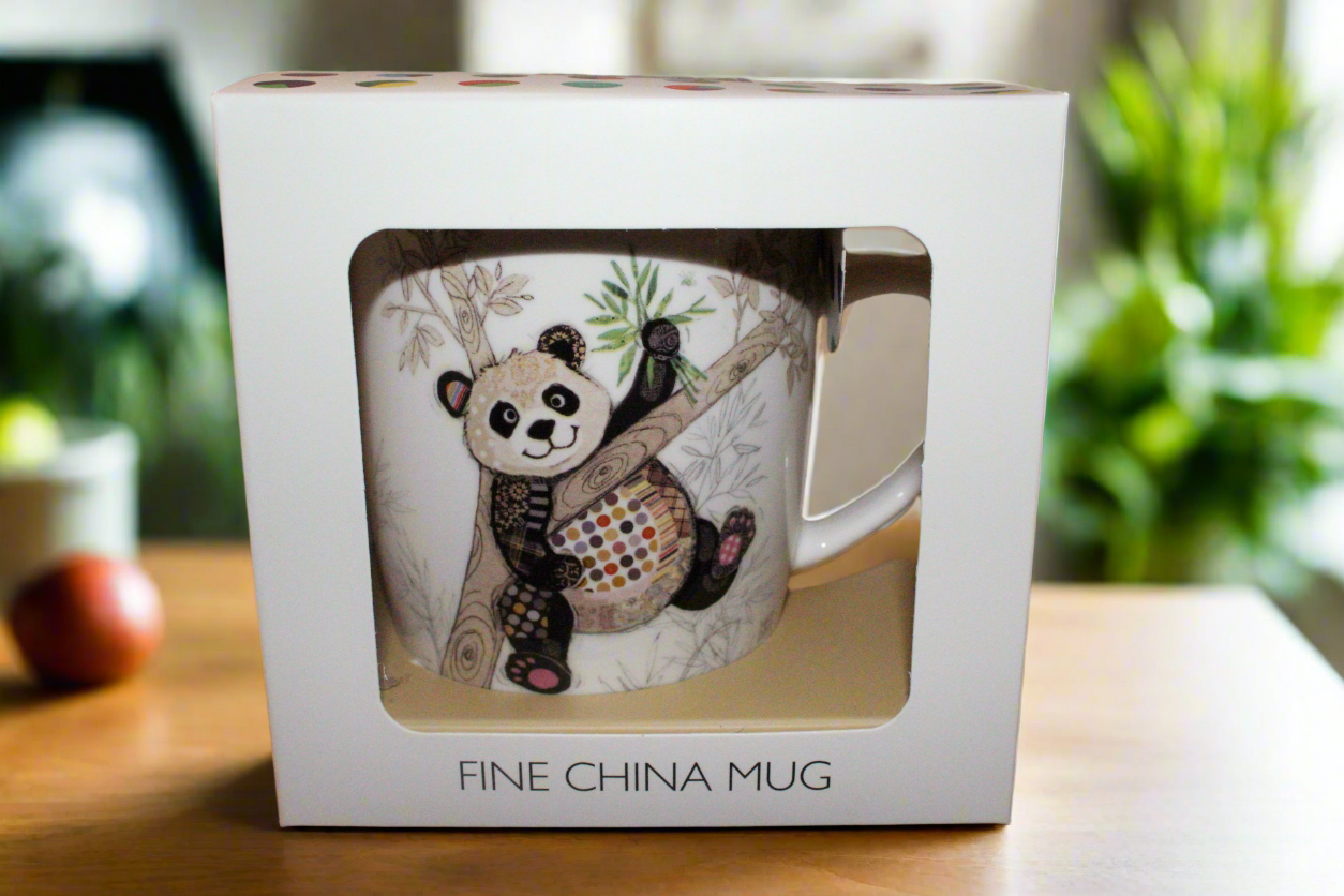 Panda Bug Art Ceramic Mug