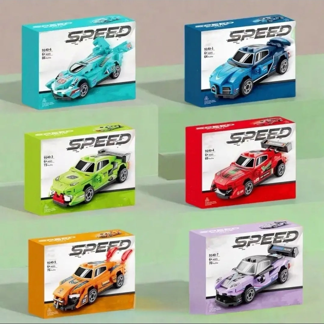 Building Blocks Series 2 - Speed Retractable Cars