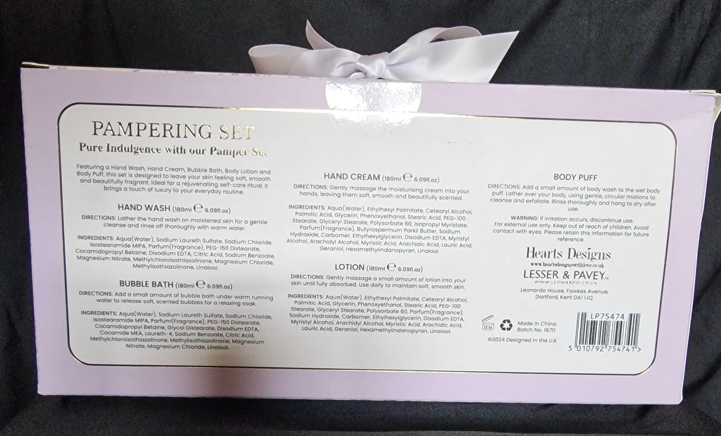 Pomegranate Noir Pampering Gift Set