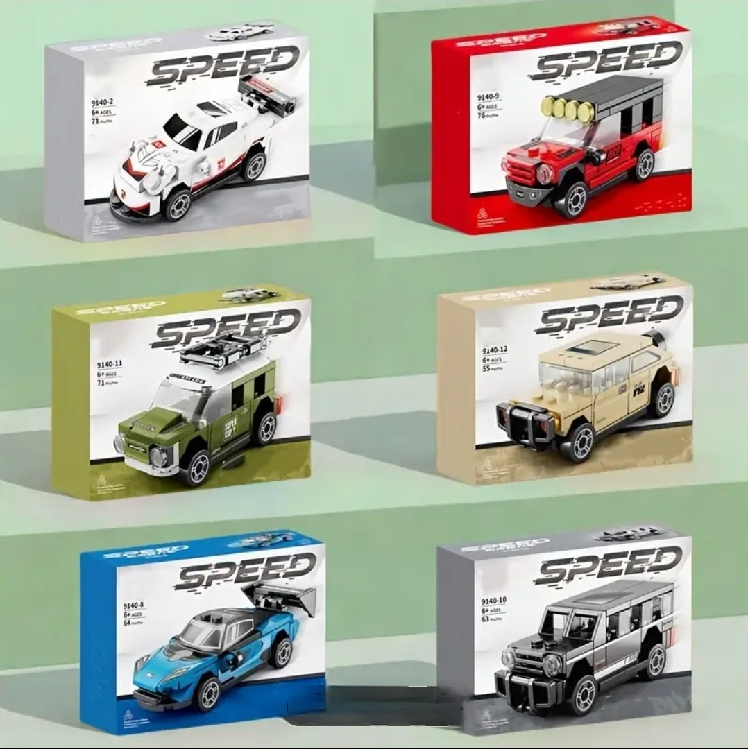 Building Blocks - Speed Retractable Cars