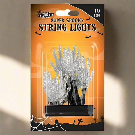 Spooky Skeleton LED String Lights
