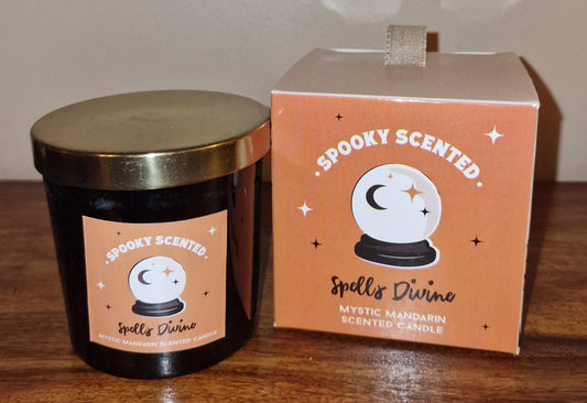 Spells devine mystic mandarin candle
