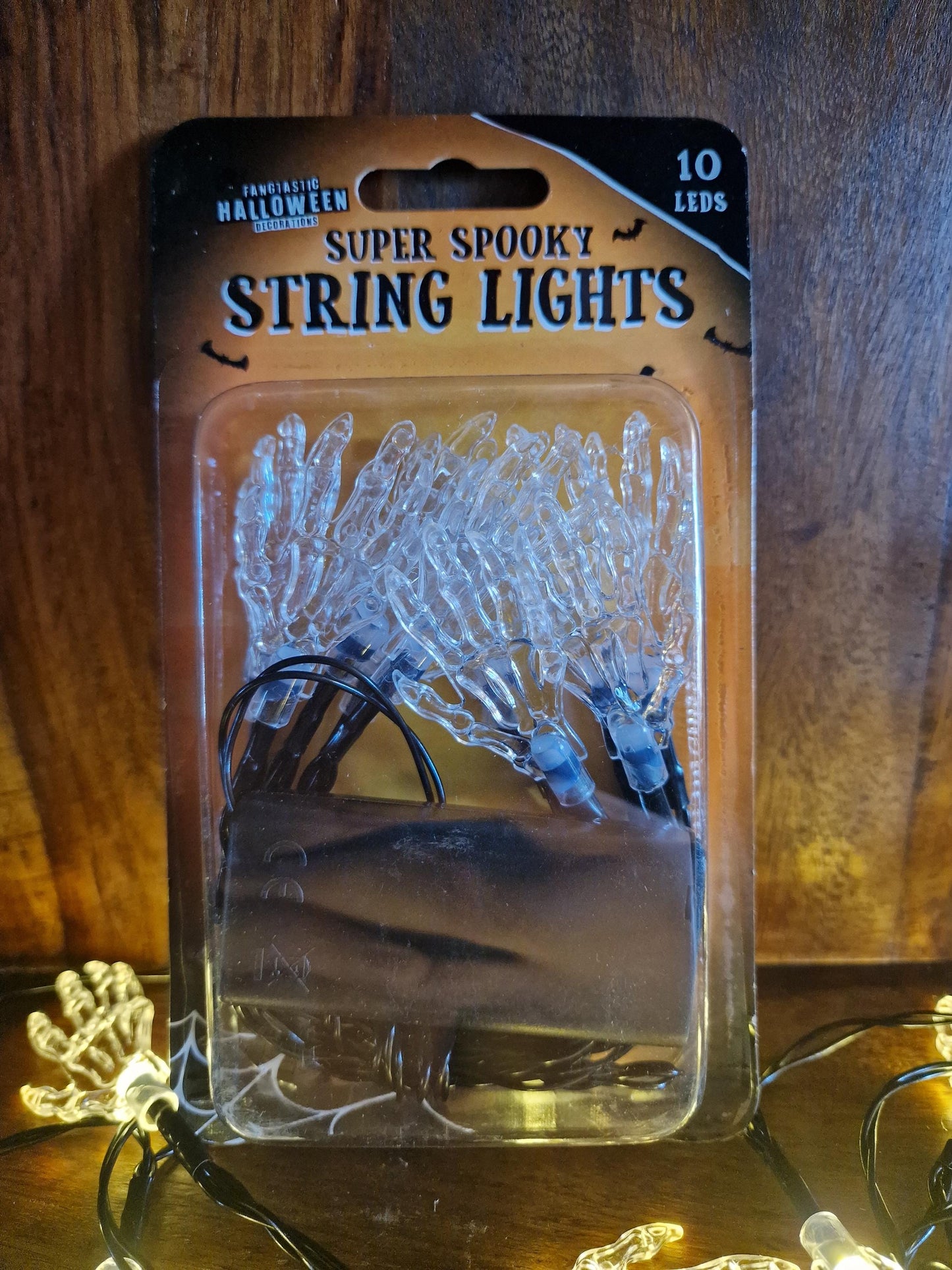 Spooky Skeleton LED String Lights