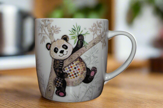Panda Bug Art Ceramic Mug