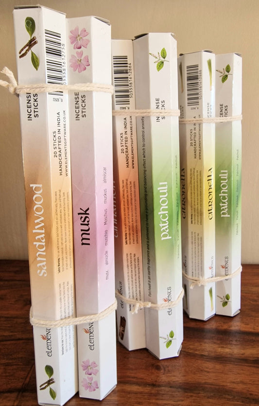 Elements Incense Sticks 60PK