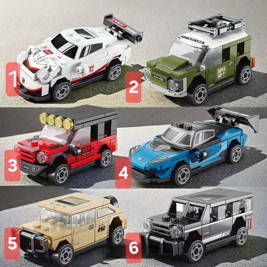 Building Blocks - Speed Retractable Cars